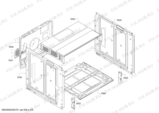 Схема №1 P1HEC63056 Pitsos с изображением Панель управления для плиты (духовки) Bosch 11008508