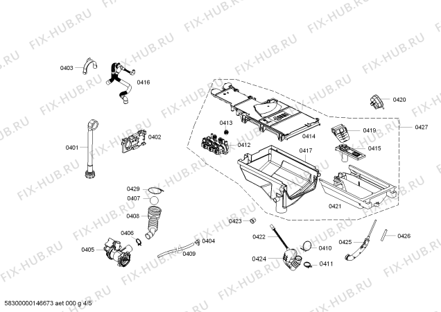 Схема №1 WK14D321GC с изображением Ручка выбора программ для стиралки Siemens 00619234