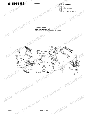 Схема №2 RM8904 с изображением Переключатель для аудиотехники Siemens 00735196
