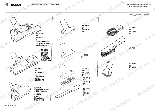 Схема №2 Z-BLATT_05 с изображением Дюза для стиральной машины Siemens 00460068