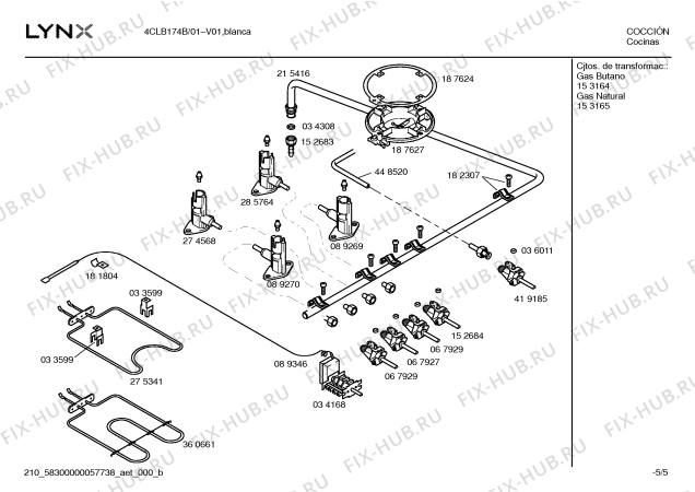 Схема №4 4CIX174B с изображением Панель управления для электропечи Bosch 00432852