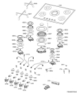 Схема №1 HG795450XB с изображением Керамическая поверхность для плиты (духовки) Aeg 140047993013
