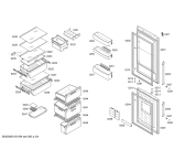 Схема №2 3KFP7669 с изображением Дверь для холодильника Bosch 00710197