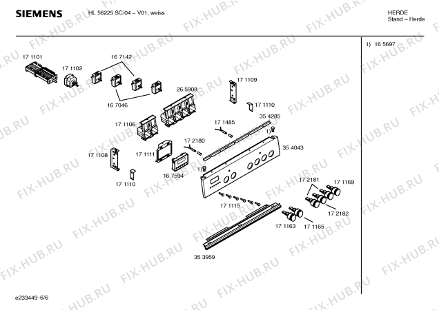Схема №5 HL54420SC с изображением Сопротивление для плиты (духовки) Bosch 00152280