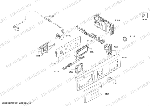 Схема №3 WTY888W9GR SelfCleaning Condenser с изображением Крышка для электросушки Bosch 00772284