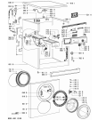 Схема №1 AWO 6246 с изображением Модуль (плата) для стиральной машины Whirlpool 480111100161