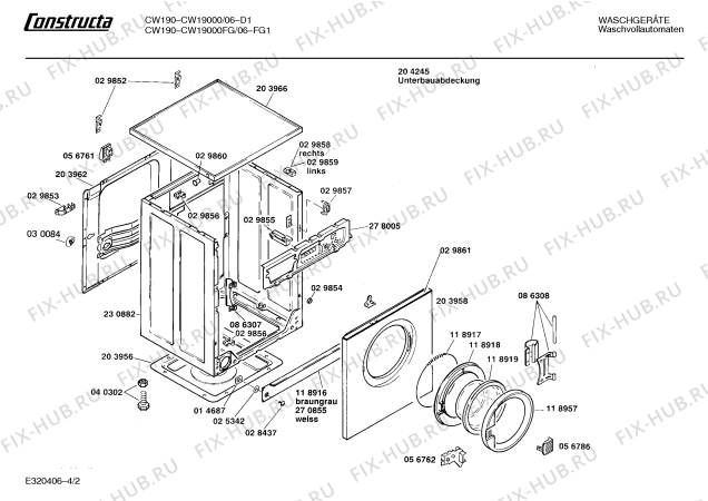 Схема №2 CW19000 CW1900 с изображением Панель управления для стиралки Bosch 00273991