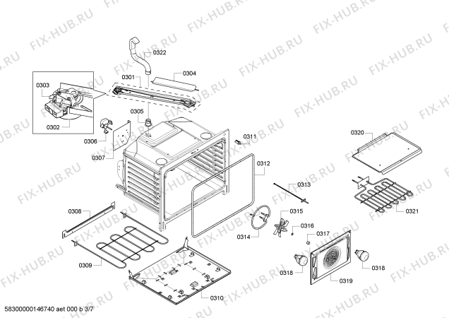 Схема №2 HDS7052C с изображением Комплект проводов для духового шкафа Bosch 00651019