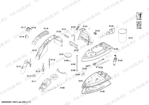 Схема №1 TDA8339 sensixx comfort protect с изображением Канистра для электропарогенератора Bosch 00667688