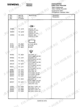 Схема №25 FM639Q4 с изображением Инструкция по эксплуатации для видеотехники Siemens 00530629