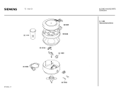 Схема №1 TE18002FN с изображением Крышка для кофеварки (кофемашины) Siemens 00086035