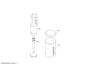 Схема №1 MSM6S10B с изображением Инструкция по эксплуатации для блендера (миксера) Bosch 18030907