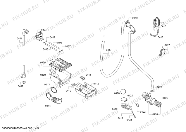 Схема №3 WM14Q461BY iQ500 с изображением Наклейка для стиралки Siemens 00627535