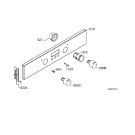 Схема №1 ZOB472X с изображением Панель для плиты (духовки) Zanussi 3538718010