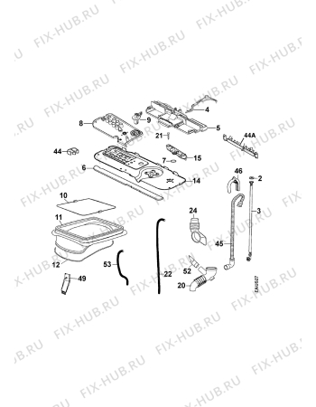 Взрыв-схема стиральной машины Zanussi TJ903V - Схема узла Hydraulic System 272