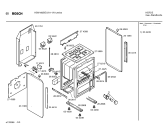 Схема №3 HSW182BEU с изображением Кронштейн для духового шкафа Bosch 00039394