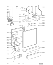 Схема №1 ADP 6517 WH с изображением Модуль (плата) управления для посудомоечной машины Whirlpool 481221838698