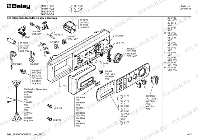 Схема №1 WV22800BY SIWAMAT 2280 с изображением Подшипник для стиральной машины Bosch 00088681