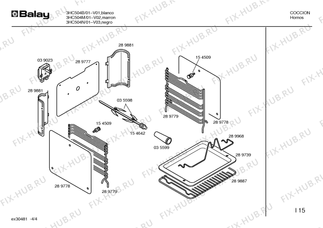 Схема №1 3HC504B с изображением Фронтальное стекло для электропечи Bosch 00289985