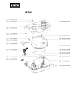 Схема №1 187600 с изображением Кнопка для электроутюга Tefal CS-00091060