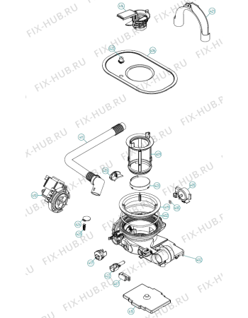 Схема №3 D5454 AU   -Stainless (340734, DW90.1) с изображением Обшивка для посудомоечной машины Gorenje 343666