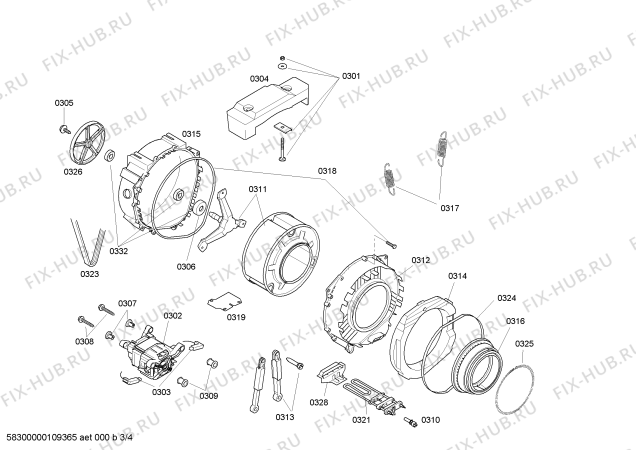 Схема №3 WFC2067IT Maxx 4 WFC 2067 с изображением Панель управления для стиральной машины Bosch 00444707