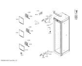 Схема №3 CIW24MIIR6 с изображением Дверь для холодильной камеры Bosch 00713368