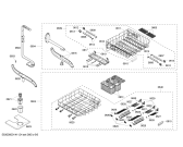 Схема №5 SHE68M02UC с изображением Панель управления для посудомойки Bosch 00479138