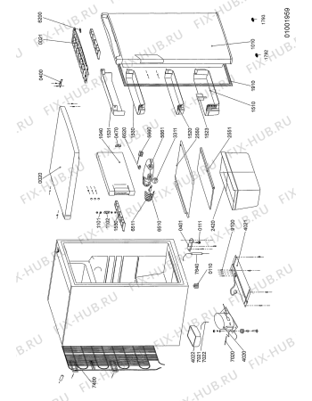 Схема №1 ARC104 (F091190) с изображением Инструкция по эксплуатации для холодильной камеры Indesit C00346208