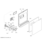 Схема №4 SGS55M82FF с изображением Панель управления для посудомоечной машины Bosch 00440486
