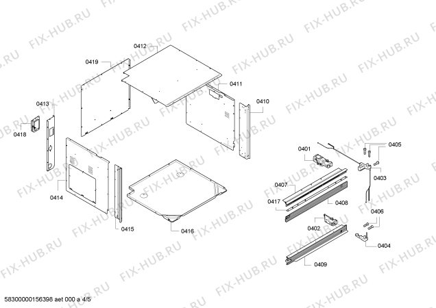 Схема №2 BS221110 с изображением Модуль управления для плиты (духовки) Bosch 00648512