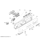 Схема №2 S44M45W0DE с изображением Передняя панель для посудомойки Bosch 00647557