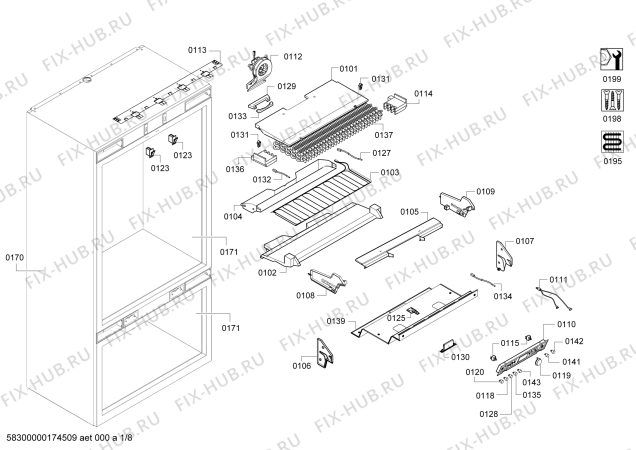 Схема №4 RY492701 Gaggenau с изображением Модуль управления для холодильника Bosch 00749405