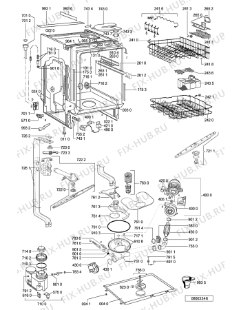 Схема №1 ADP83329 (F092262) с изображением Часовой механизм для посудомоечной машины Indesit C00335401