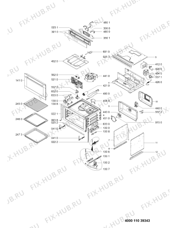 Схема №1 EMEK9 9545 PT с изображением Экран для микроволновой печи Whirlpool 481010815535
