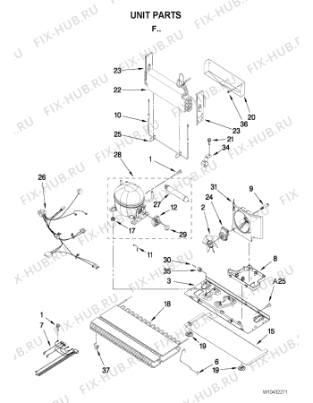 Схема №2 5GBL22PRAA с изображением Обрамление полки для холодильника Whirlpool 482000095116