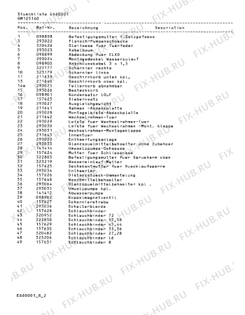 Схема №2 GM125160 с изображением Шланг для посудомойки Bosch 00293055