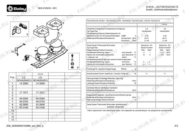 Схема №2 3KE4720 с изображением Дверь для холодильника Bosch 00241562