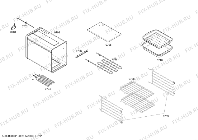 Схема №5 PG486GEBLP с изображением Труба для духового шкафа Bosch 00498904