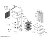Схема №1 CE112101 с изображением Дверь морозильной камеры для холодильной камеры Bosch 00246482