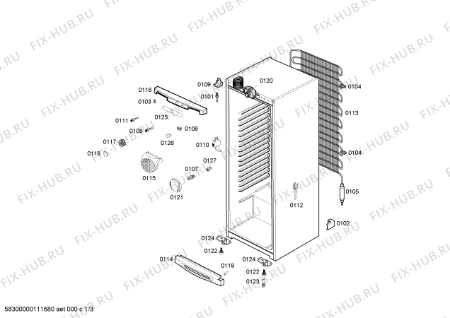 Схема №2 KSR315006X BOSCH с изображением Переключатель для холодильника Bosch 00186239