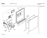 Схема №3 SGS5338GB с изображением Передняя панель для посудомойки Bosch 00356344