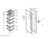 Схема №1 GS30DN10SD с изображением Дверь для холодильной камеры Siemens 00247532