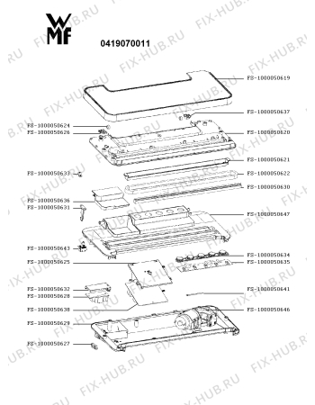 Схема №2 0419070011 с изображением Обшивка для запаковщика Seb FS-1000050635