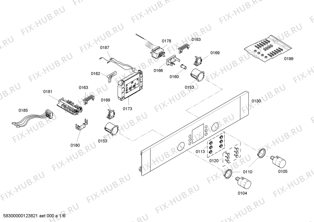 Схема №2 3HT628XD с изображением Цоколь для духового шкафа Bosch 00609274