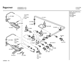 Схема №2 5CS102BCKD с изображением Крепеж для плиты (духовки) Bosch 00182307