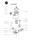 Схема №1 LH181DS0/M70 с изображением Элемент корпуса для электромиксера Seb MS-651554