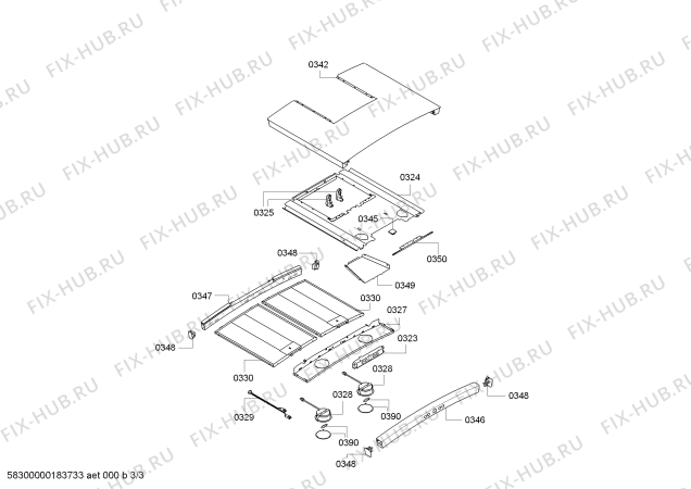 Схема №3 CD666652 Constructa с изображением Планка для электровытяжки Bosch 00770835