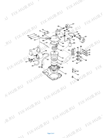 Схема №2 BAR M 30E с изображением Панель для электрокофеварки DELONGHI 591672