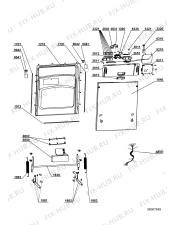 Схема №2 KFID 45 A с изображением Всякое для посудомойки Whirlpool 480140101464